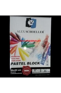 Alex Schoeller Alex Pastel Art Fon Blok (35*50 Cm) Siyah 220 Gram Alex-894