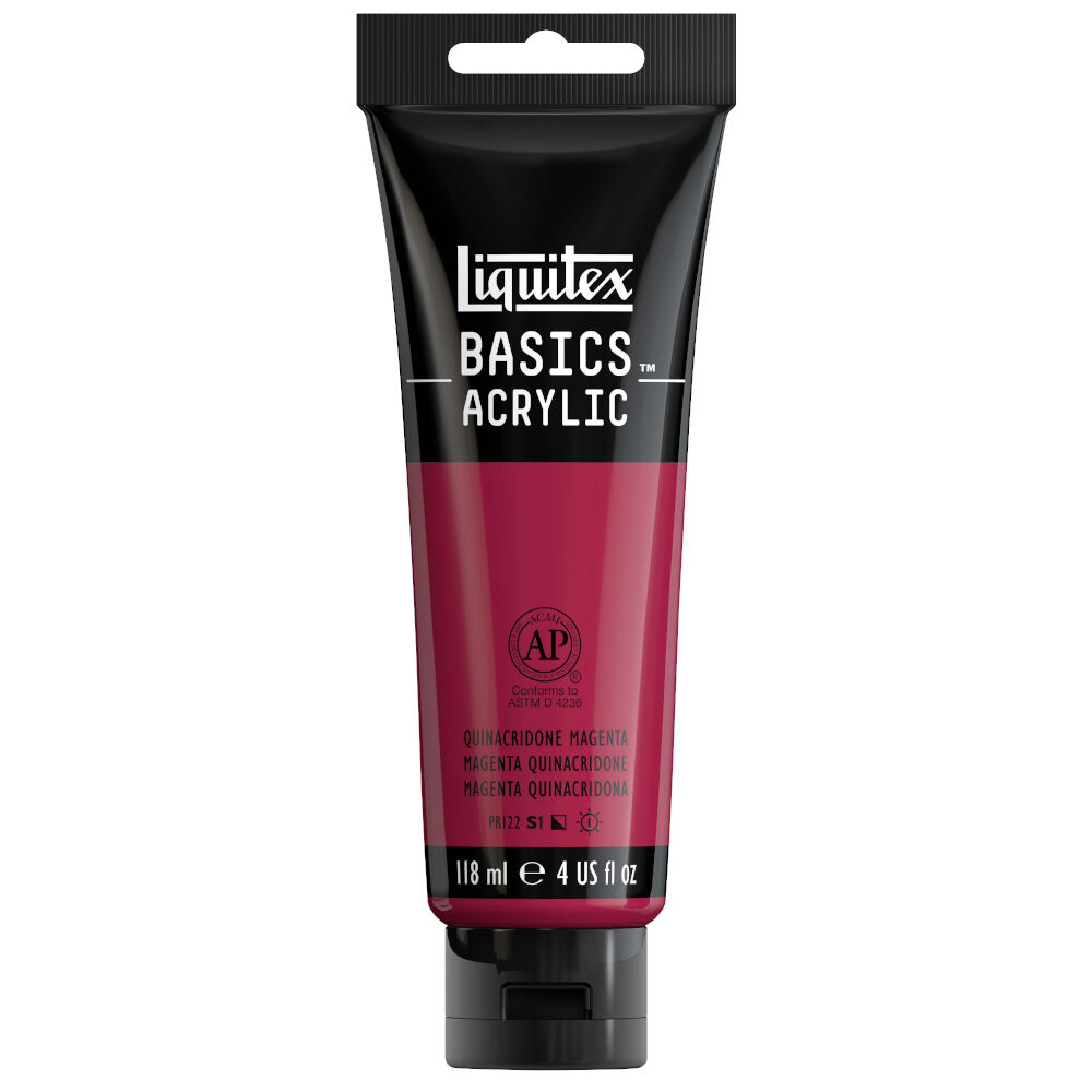 Liquitex Basics Akrilik Boya 118 ml Quinacridone Magenta 114