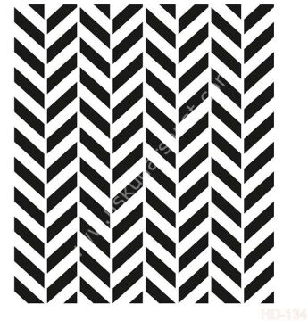 Cadence Home Decor Mobilya - Duvar Stencil 45x45cm HD-134