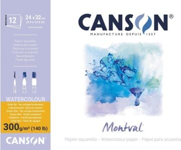 Canson Montval Suluboya Blok 24*32cm 12 Yaprak 300gr