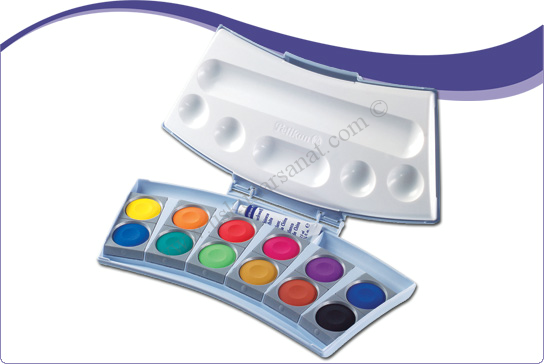 Pelikan Opak boya kutuları ProColor 12'li Sulu Boya