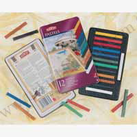 Derwent Pastels Kare Toz (soft) Pastel 12 Renk