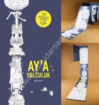 Ay'a Yolculuk Boyama Kitabı