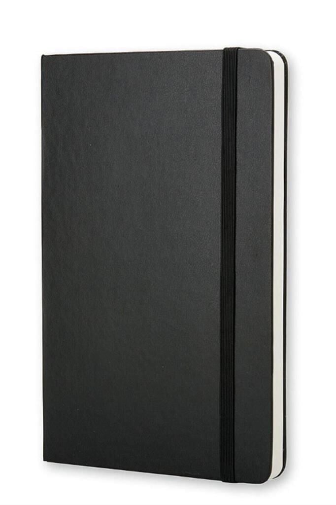 Moleskine Siyah Notebook Defter Düz 240yp. - 13x21cm