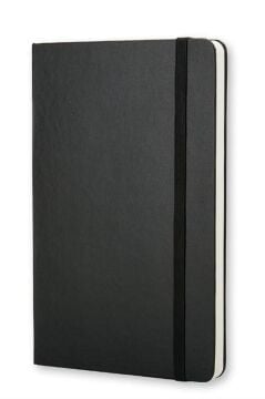 Moleskine Siyah Notebook Defter Düz 240yp. - 13x21cm