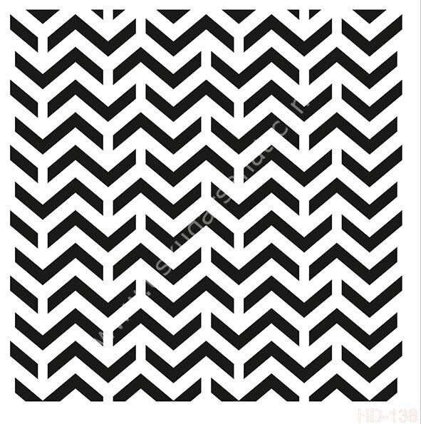 Cadence Home Decor Mobilya - Duvar Stencil 45x45cm HD-138