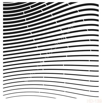 Cadence Home Decor Mobilya - Duvar Stencil 45x45cm HD-139