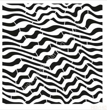 Cadence Home Decor Mobilya - Duvar Stencil 45x45cm HD-140