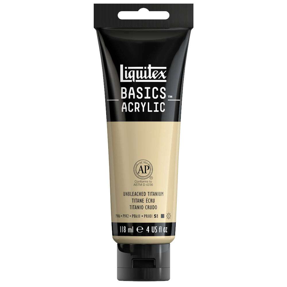 Liquitex Basics Akrilik Boya 118 ml Unbleached Titanium 434