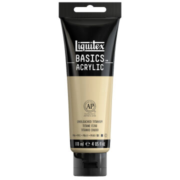 Liquitex Basics Akrilik Boya 118 ml Unbleached Titanium 434