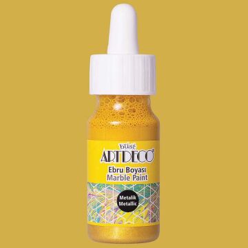 Artdeco Ebru Boyası 30 ml 21 Metalik Altın
