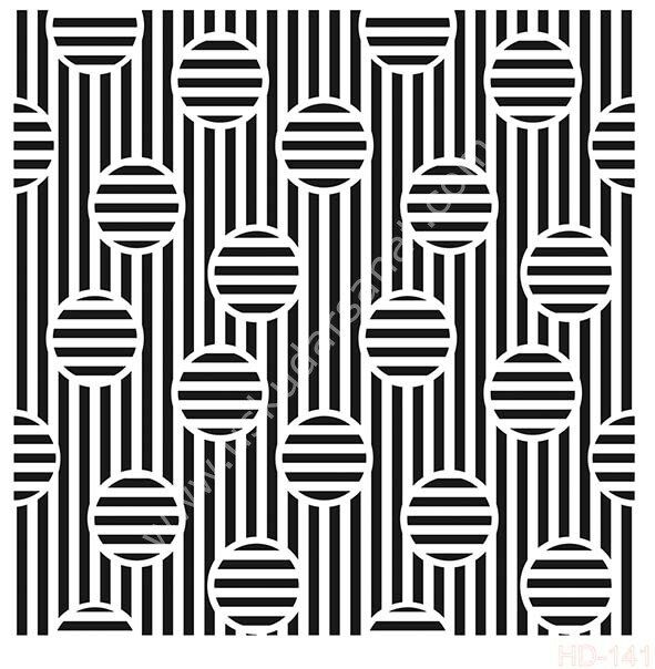 Cadence Home Decor Mobilya - Duvar Stencil 45x45cm HD-141