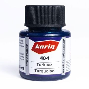 Karin Akrilik Mürekkep 45ml 404 Turkuaz