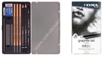 Lyra Graphite Set Grafit Kalem Seti Teneke Kutu 2041111