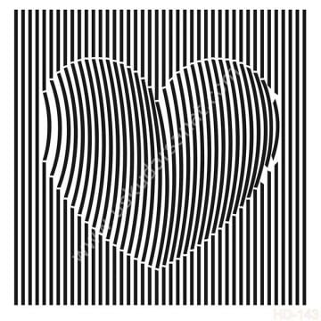 Cadence Home Decor Mobilya - Duvar Stencil 45x45cm HD-143