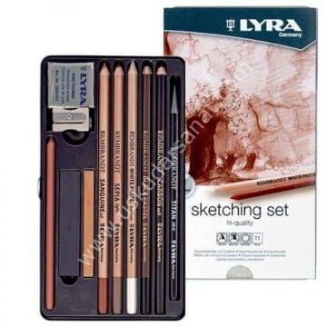 Lyra Sketching Set - Çizim Seti Teneke Kutulu 2041110