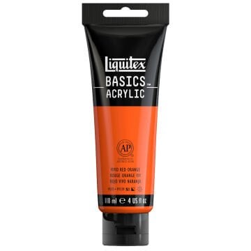 Liquitex Basics Akrilik Boya 118 ml Vivid Red Orange 620