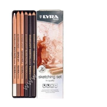 Lyra Sketching Set 6 lı Teneke Kutulu 2041060
