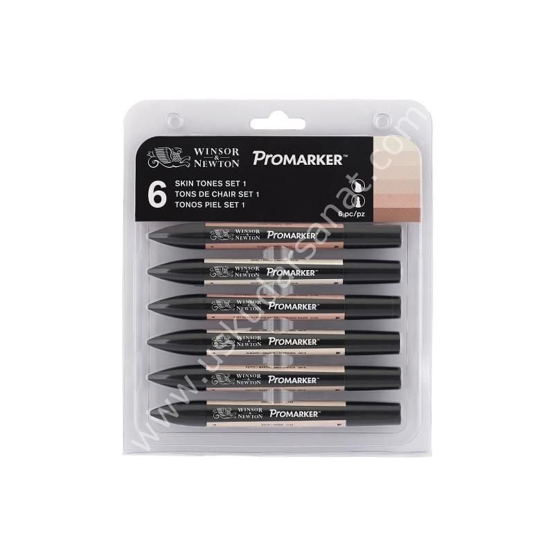 Winsor&Newton Promarker Ten Renkleri 6 lı Set