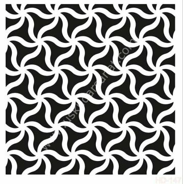 Cadence Home Decor Mobilya - Duvar Stencil 45x45cm HD-147