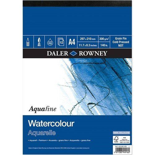 Daler Rowney Aquafine 300gr Sulu boya Blok A4