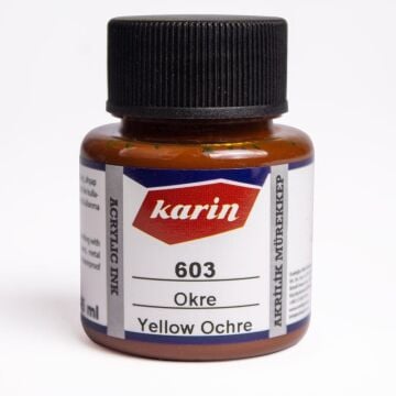 Karin Akrilik Mürekkep 45ml 603 Okre