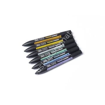 Winsor&Newton Metalik Marker 6 lı Set