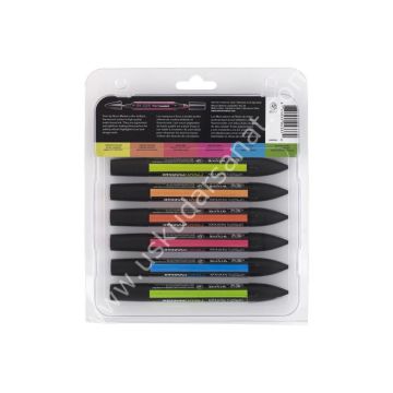 Winsor&Newton Neon Marker Fosforlu 6 lı Set