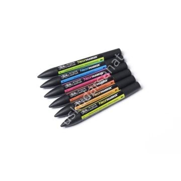 Winsor&Newton Neon Marker Fosforlu 6 lı Set