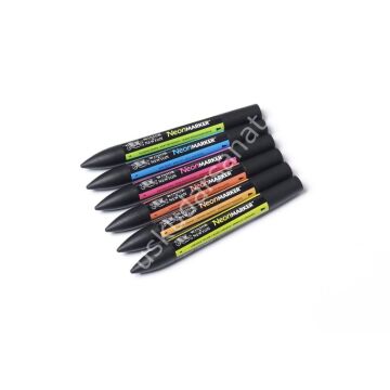 Winsor&Newton Neon Marker Fosforlu 6 lı Set