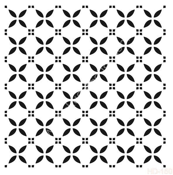Cadence Home Decor Mobilya - Duvar Stencil 45x45cm HD-150