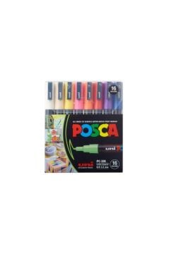 Posca 16'lı Set Marker Pc-3m (0.9-1.3MM) Paketiyle