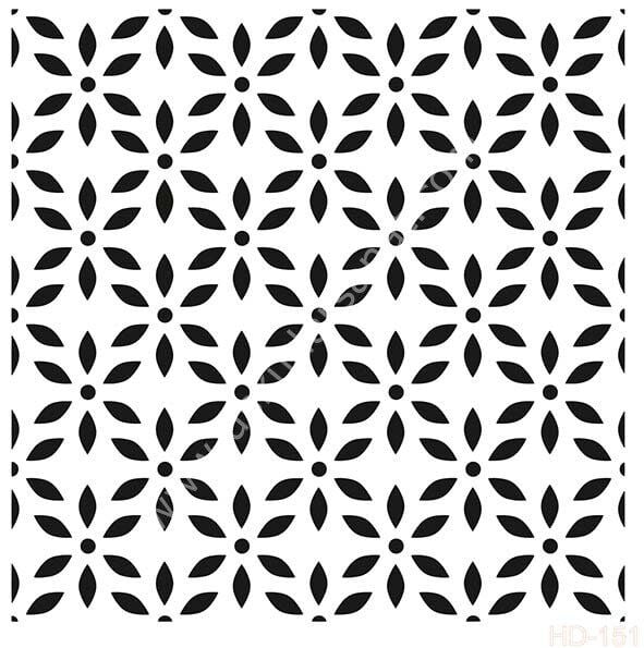 Cadence Home Decor Mobilya - Duvar Stencil 45x45cm HD-151