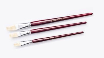 Pebeo 358F Doğal Kıl Uçlu Fırça Seti 3 lü 16-18-20