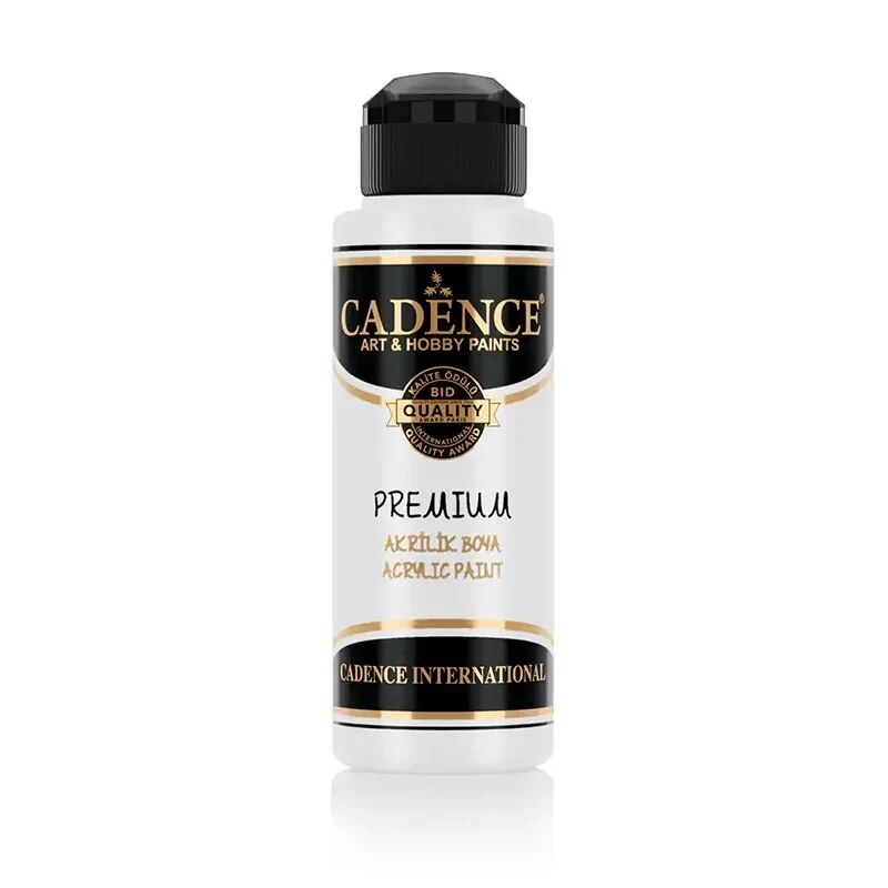 Cadence Akrilik Ahşap Boyası 120ml 0001 Beyaz