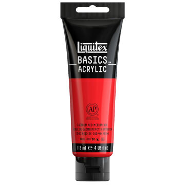 Liquitex Basics Akrilik Boya 118 ml Cadmium Red Medium Hue 151