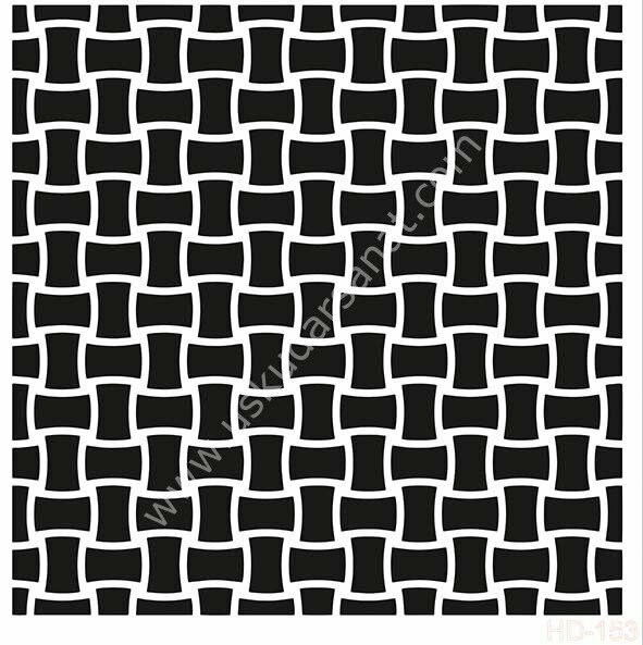 Cadence Home Decor Mobilya - Duvar Stencil 45x45cm HD-153