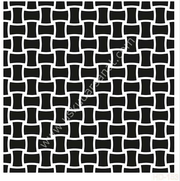 Cadence Home Decor Mobilya - Duvar Stencil 45x45cm HD-153