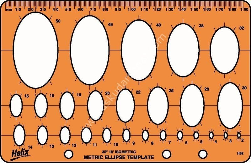 Helix Elips Şablon 08821