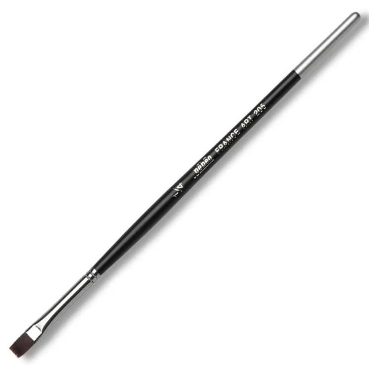 Pebeo Düz Kesik Sentetik Fırça  Seri 205 No: 1/4