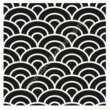 Cadence Home Decor Mobilya - Duvar Stencil 45x45cm HD-156