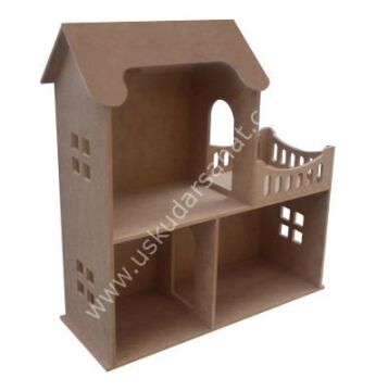 MDF Ahşap  Barbie Evi Ev9