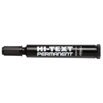 Hi-Text 830PC Yan Kesik Uç Permanent Marker 2-5 mm Siyah