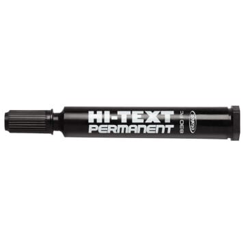 Hi-Text 830PC Yan Kesik Uç Permanent Marker 2-5 mm Siyah