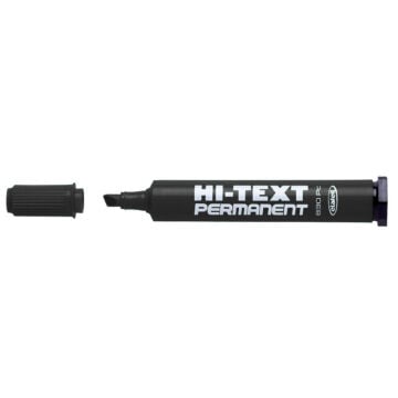 Hi-Text 830PC Yan Kesik Uç Permanent Marker 2-5 mm Siyah