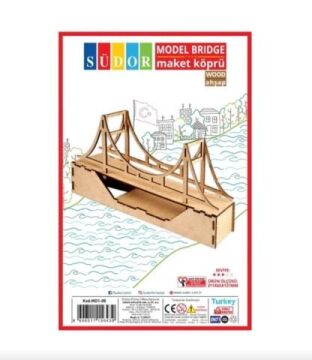 Südor Wood Ahşap Kendin Yap Maket Köprü 311 X 65 X 137 Mm