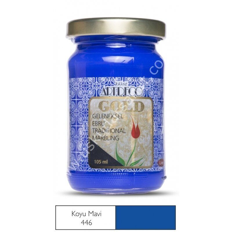 Artdeco Geleneksel Ebru Boyası 105ml Koyu Mavi 446