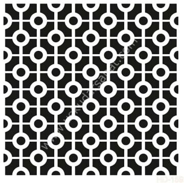 Cadence Home Decor Mobilya - Duvar Stencil 45x45cm HD-159