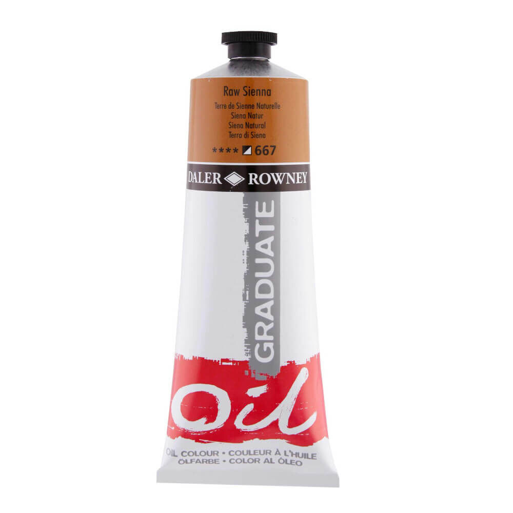Daler Rowney Graduate Yağlı Boya 200 ml Raw Sienna 667