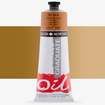 Daler Rowney Graduate Yağlı Boya 200 ml Raw Sienna 667